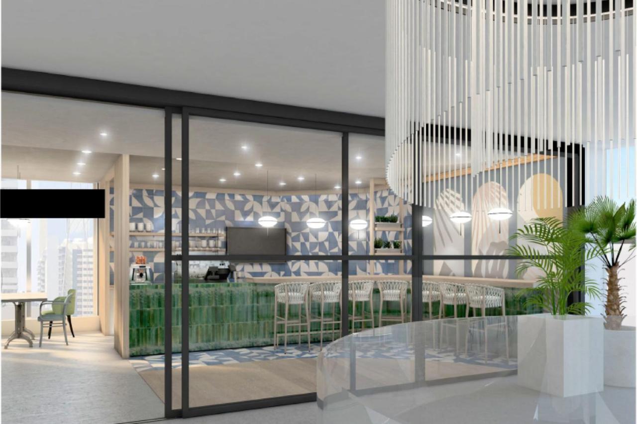 Element By Westin West Bay Doha Hotell Exteriör bild The interior of the new station