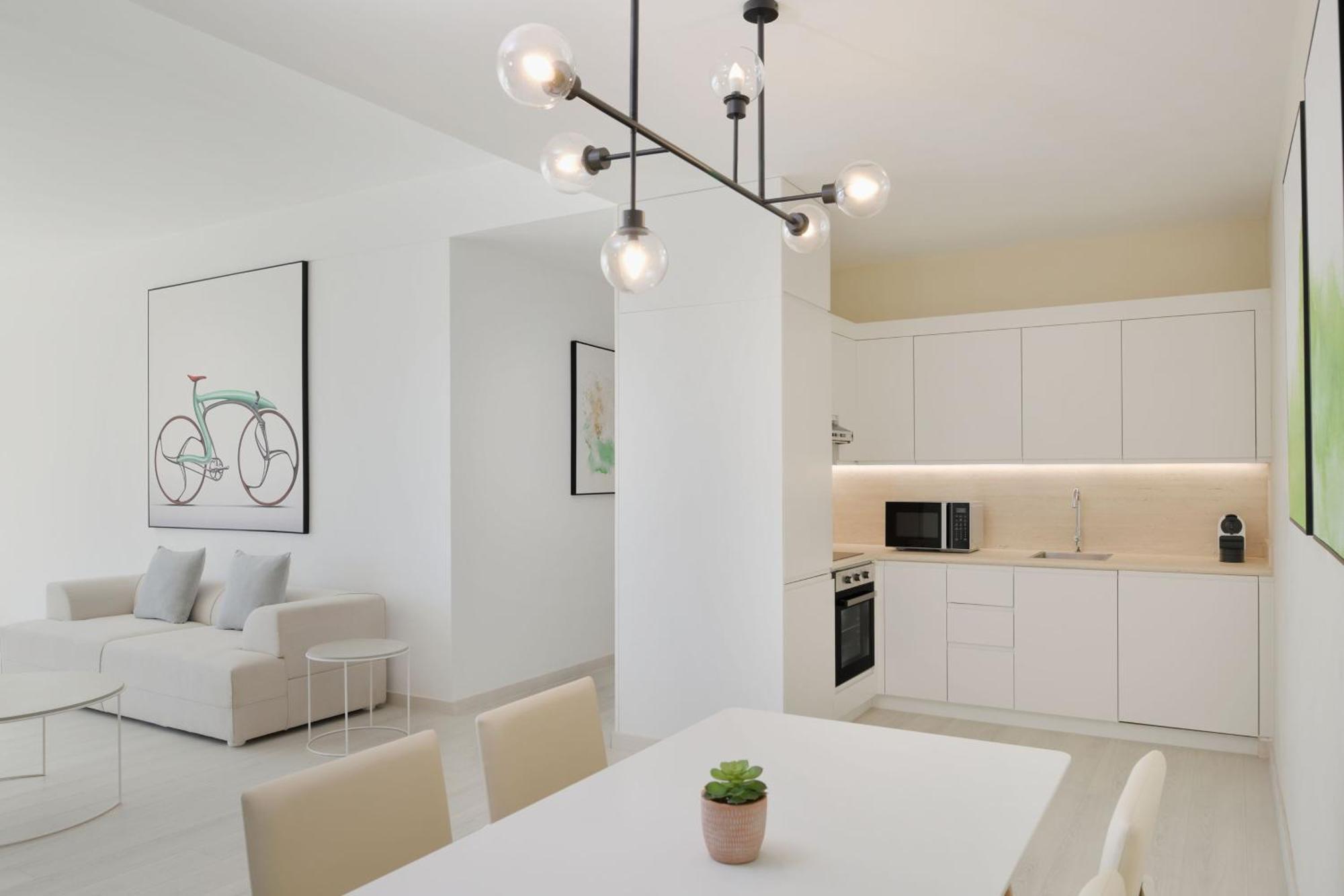 Element By Westin West Bay Doha Hotell Exteriör bild 3D rendering of a kitchen
